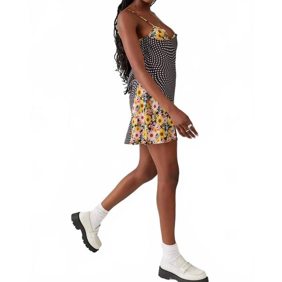 knee length dresses for ladies ANYA PUFF SLEEVE MINI DRESS – Something About Me main image 0